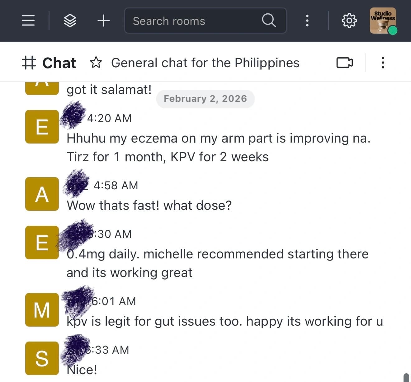 Support group member 3