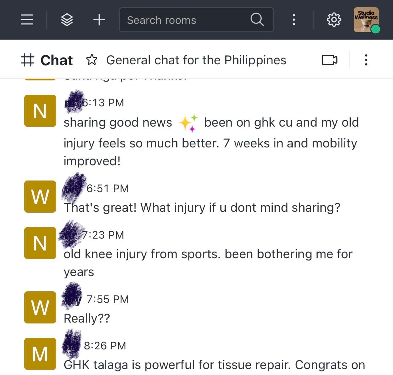 Support group member 4